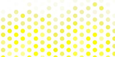 Light yellow vector layout with circle shapes