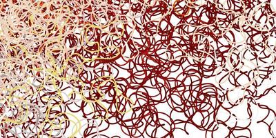 Light yellow vector template with wry lines