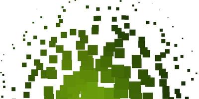 Plantilla de vector verde claro en rectángulos Ilustración de degradado abstracto con patrón de rectángulos de colores para folletos de negocios folletos