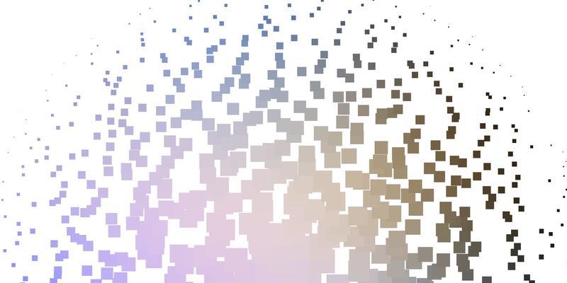 Light Blue Yellow vector pattern in square style Colorful illustration with gradient rectangles and squares Modern template for your landing page