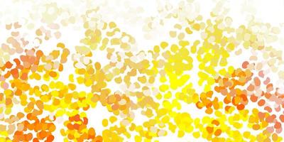 Light yellow vector texture with memphis shapes