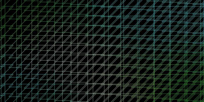 Dark Blue Yellow vector background with lines Gradient illustration with straight lines in abstract style Template for your UI design