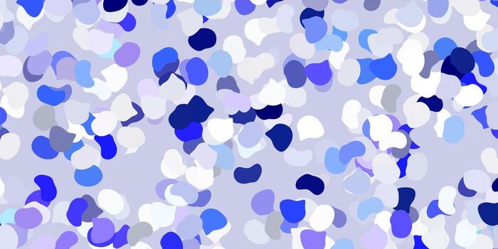Light purple vector pattern with abstract shapes