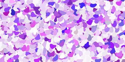 Light purple vector background with random forms