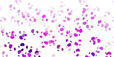 Light purple vector pattern with abstract shapes