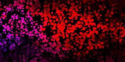 Dark pink yellow vector template with abstract forms