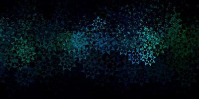 Dark blue vector background with polygonal style