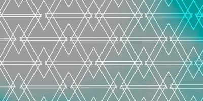 Light Blue Green vector backdrop with lines triangles Illustration with set of colorful triangles Pattern for booklets leaflets