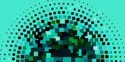 Fondo de vector verde azul claro en estilo poligonal ilustración colorida con rectángulos degradados y patrón de cuadrados para folletos de negocios folletos