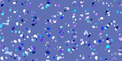 Light pink blue vector template with abstract forms