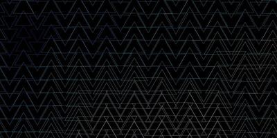 Dark BLUE vector layout with lines triangles Decorative design in abstract style with triangles Pattern for websites