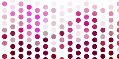 Light pink vector template with circles