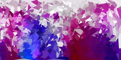 Dark multicolor vector abstract triangle template