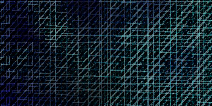 patrón de vector azul oscuro con líneas ilustración de degradado de colores con patrón de líneas planas abstractas para sitios web
