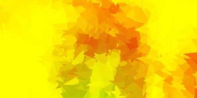 Light green yellow vector polygonal background