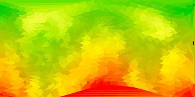 Dark green yellow vector gradient polygon design