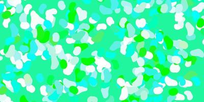 Light green vector pattern with abstract shapes