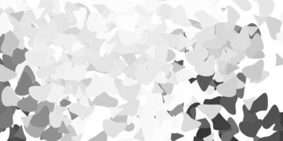 Light gray vector template with abstract forms