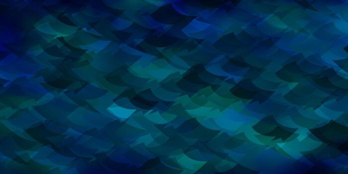 Dark BLUE vector texture with triangular style