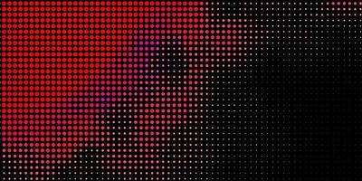 Light Red vector background with bubbles Abstract decorative design in gradient style with bubbles New template for a brand book