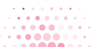 Light Red vector layout with circle shapes Modern abstract illustration with colorful circle shapes Pattern for business ads