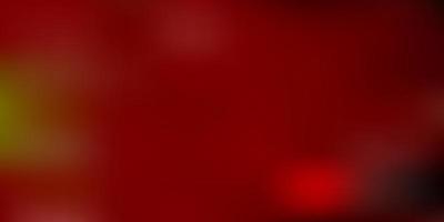 Dark red yellow vector gradient blur pattern