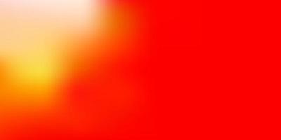 Light red yellow vector abstract blur pattern