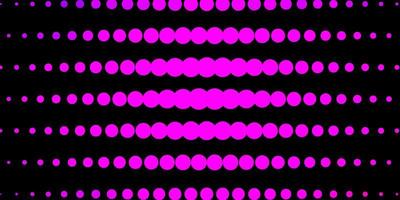 Dark Purple Pink vector background with bubbles Colorful illustration with gradient dots in nature style Pattern for business ads