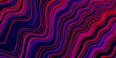 Dark Purple Pink vector pattern with wry lines Colorful illustration in abstract style with bent lines Smart design for your promotions