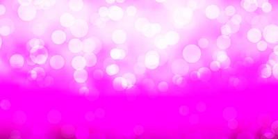 Light Purple Pink vector template with circles