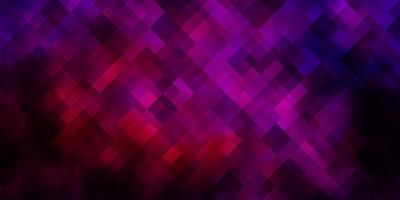 Dark Pink Blue vector background with rectangles