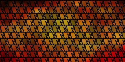 Dark Orange vector pattern with polygonal style