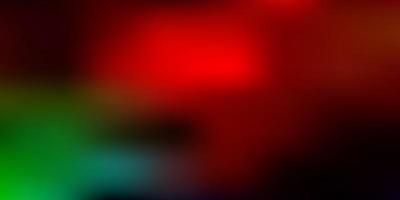 Dark multicolor vector abstract blur background