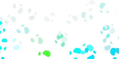 Light blue green vector template with abstract forms