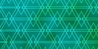 Light Green vector pattern with polygonal style Triangles on abstract background with colorful gradient Template for wallpapers