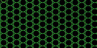 Dark Green vector backdrop with circles Glitter abstract illustration with colorful drops New template for your brand book