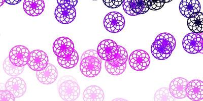 Light Purple Pink vector backdrop with dots