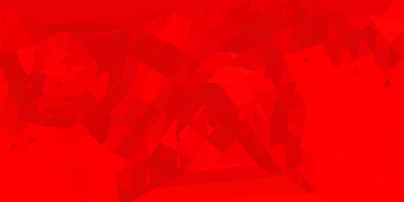 Light red vector gradient polygon layout