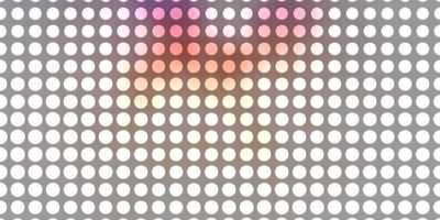 Light Blue Yellow vector backdrop with circles Colorful illustration with gradient dots in nature style New template for your brand book