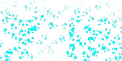 Light blue green vector pattern with abstract shapes