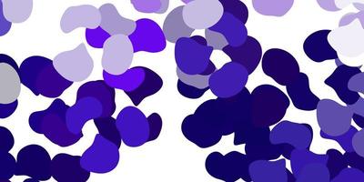 Light purple vector texture with memphis shapes
