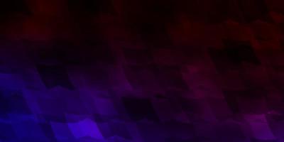 Dark Blue Red vector background with hexagons
