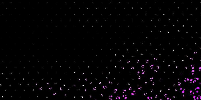 patrón de vector púrpura oscuro con formas abstractas