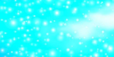 Light Blue Green vector background with colorful stars Modern geometric abstract illustration with stars Pattern for wrapping gifts