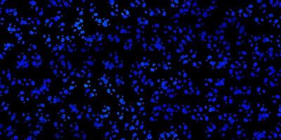 patrón de vector azul oscuro con formas abstractas