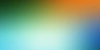 Light Blue Green vector blurred colorful background Shining colorful illustration in blur style New side for your design