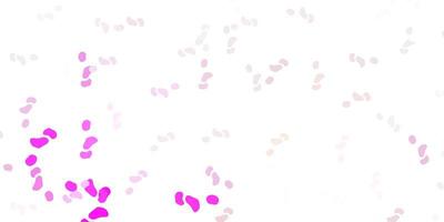 Light pink vector background with random forms