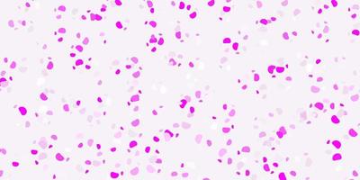 plantilla de vector rosa claro con formas abstractas