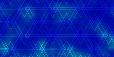 Light BLUE vector pattern with polygonal style Triangles on abstract background with colorful gradient Design for your promotions