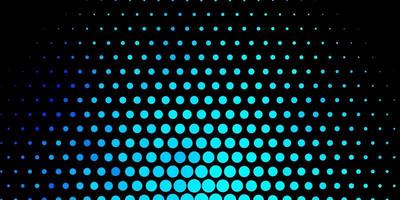 Dark BLUE vector background with spots Colorful illustration with gradient dots in nature style Pattern for booklets leaflets